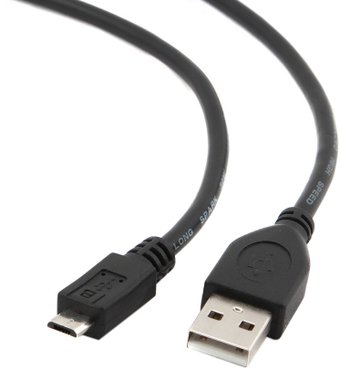 Кабель USB 2.0 A-microB 0.3m Gembird CCP-mUSB2-AMBM-0.3 Black