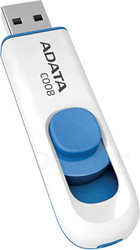 Flash USB ADATA C008 White+Blue 32 Гб (AC008-32G-RWE)