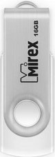 Flash USB Mirex SWIVEL WHITE 16GB (13600-FMUSWT16)