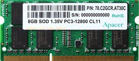 Модуль памяти SO-DIMM  4Gb DDR III PC-12800 1600MHz Apacer AS04GFA60CATBGC