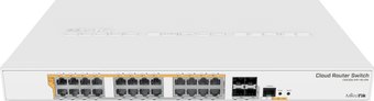 Коммутатор Mikrotik CRS328-24P-4S+RM