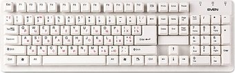 Клавиатура SVEN Standard 301 USB (белый)
