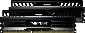 Модуль памяти  8192MB DDR III KITof2 PC-12800 1600MHz Patriot Viper 3  (PV38G160C9K)