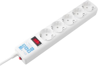 Сетевой фильтр Power Cube 5 розеток, белый, 5 м (SPG-B-15-WHITE)