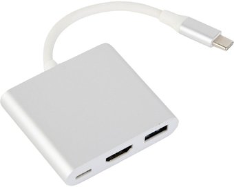Кабель Cablexpert A-CM-HDMIF-02-MX (серебристый)