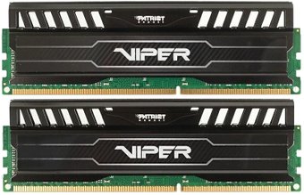 Модуль памяти 16384MB DDR III KITof2 PC-14900 1866MHz Patriot PV316G186C0K