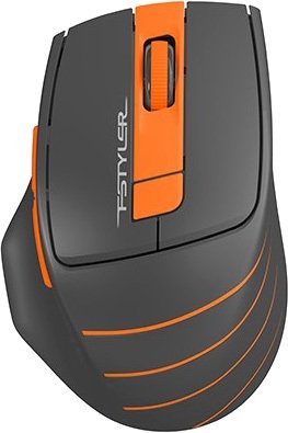 Мышка A4Tech Fstyler FG30 (черный/оранжевый)