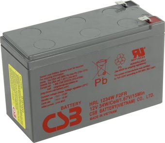 Аккумулятор для ИБП CSB Battery HRL1234W F2FR (12В/9 А·ч)