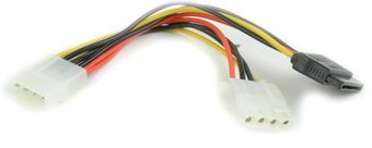 Кабель SATA Power Gembird (CC-SATA-PSY2) Molex to SATAPower&Molex