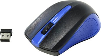 Мышка Оклик 485MW Black/Blue (997826)