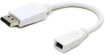 Переходник miniDisplayPort - DisplayPort Gembird A-mDPF-DPM-001-W
