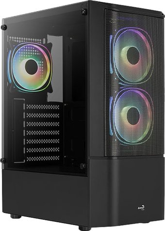 Корпус AeroCool Quantum Mesh Mesh-G-BK-v2