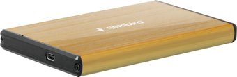 Бокс для накопителей Gembird EE2-U3S-3-GL (золотистый)