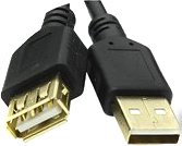 5bites UC5011-018A Кабель удлинительный USB 2.0 A--A 1.8м 2 фильтра