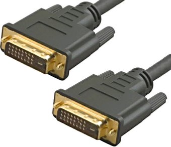 5bites APC-096-020 Кабель DVI-D to DVI-D Dual Link (25M -25M) 2м 2 фильтра