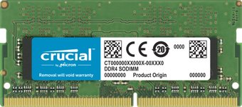 Модуль памяти Crucial 32GB DDR4 SODIMM PC4-25600 CT32G4SFD832A