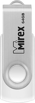 Flash USB Mirex Swivel White 64GB 13600-FMUSWT64