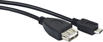 Кабель USB2.0 OTG AF/MicroBM 0.15m Gembird (A-OTG-AFBM-001)