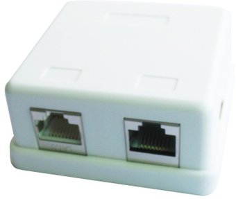 Розетка для UTP кабеля (двойная) Gembird NCAC-HS-SMB2