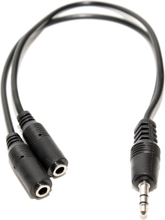 5bites AA-3MF2-02BK Кабель-разветвитель Jack3.5-M -- 2xJack3.5-F