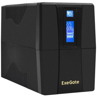 ИБП ExeGate SpecialPro Smart LLB-600.LCD.AVR.C13.RJ.USB