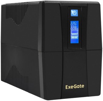 ИБП ExeGate Power Smart ULB-850.LCD.AVR.2SH.RJ.USB EP285478RUS