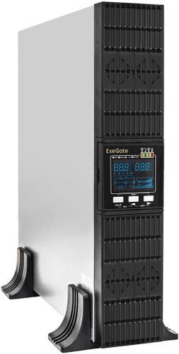 ИБП ExeGate PowerExpert ULS-1000.LCD.AVR.C13.USB.RS232.SNMP.2U