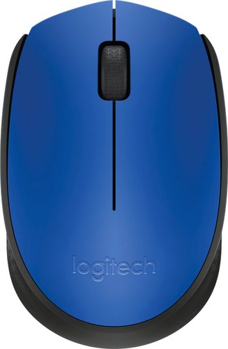 Мышка Logitech M171 (синий/черный)