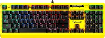 Клавиатура A4Tech Bloody B810RC (желтый)