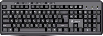 Клавиатура Оклик K225W (черный)