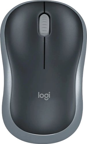 Мышка Logitech M186 (черный/серый)