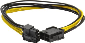 Переходник питания  для видеокарт Gembird CC-PSU-84, 6+2pin, 30см
