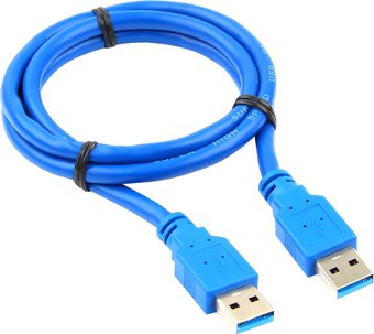 Cablexpert USB Type-A - USB Type-A CCP-USB3-AMAM-6 (1.8 м, синий)