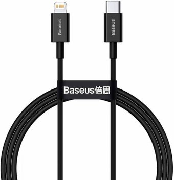 Baseus USB Type-C - Lightning CATLYS-A01 (1 м, черный)