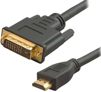 5bites DVI - HDMI APC-080-020 (2 м, черный)