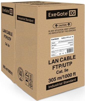 ExeGate UTP-2-C5e-CCA-S24-IN-PVC-GY-305 UTP