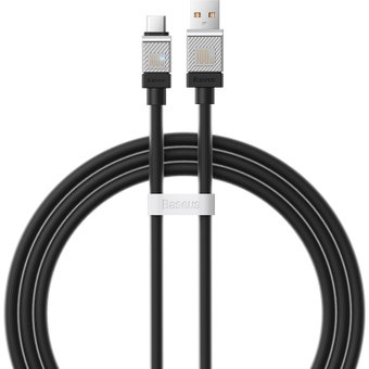 Baseus CoolPlay Series USB Type-A - USB Type-C (1 м, черный)