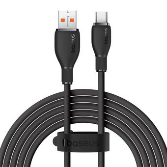 Baseus Pudding Series USB Type-A - USB Type-C (2 м, черный)