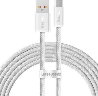 Baseus Dynamic Series Fast Charging Data Cable 100W USB Type-A - USB Type-C (2 м, белый)