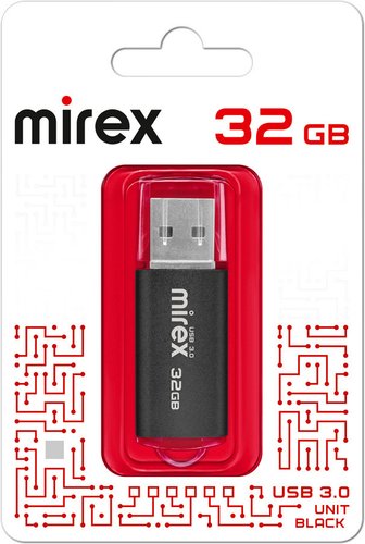 Flash USB Mirex Color Blade Unit 3.0 32GB 13600-FM3UBK32