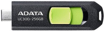 Flash USB ADATA UC300 256GB (черный/зеленый)