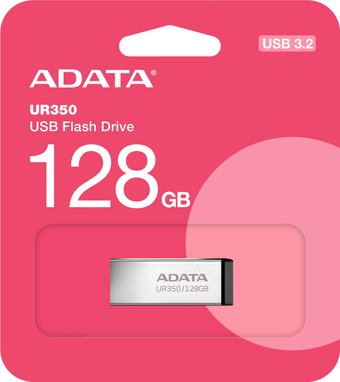 Flash USB ADATA UR350 128GB UR350-128G-RSR/BK