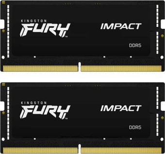 Модуль памяти Kingston FURY Impact 2x32ГБ DDR5 5600МГц KF556S40IBK2-64