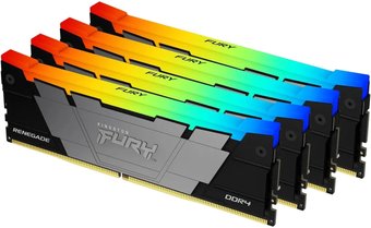 Модуль памяти Kingston FURY Renegade RGB 4x16ГБ DDR4 3600 МГц KF436C16RB12AK4/64
