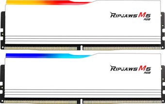 Модуль памяти G.Skill Ripjaws M5 RGB 2x32ГБ DDR5 6000 МГц F5-6000J3040G32GX2-RM5RW