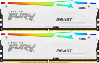 Модуль памяти Kingston FURY Beast RGB 2x32ГБ DDR5 6000 МГц KF560C36BWEAK2-64