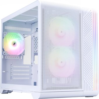 Корпус 1stPlayer VT6 (с тремя вентиляторами F7, белый)