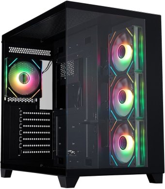 Корпус 1stPlayer MV8-TP MV8-TP-BK-3F7R-1F7 (черный)