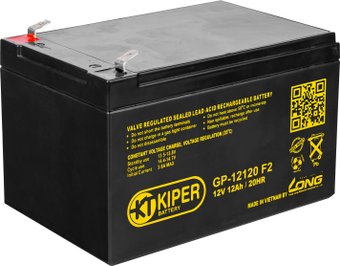 Аккумулятор для ИБП Kiper GP-12120 F2 (12В/12 А·ч)