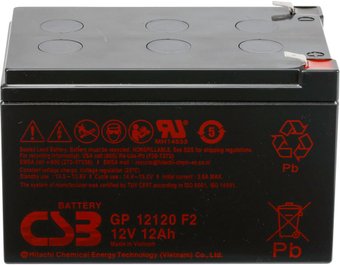 Аккумулятор для ИБП CSB Battery GP12120 F2 (12В/12 А·ч)